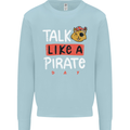 Talk Like a Pirate Day Mens Sweatshirt Jumper Light Blue