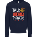 Talk Like a Pirate Day Mens Sweatshirt Jumper Navy Blue