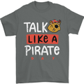 Talk Like a Pirate Day Mens T-Shirt 100% Cotton Charcoal