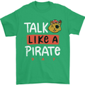 Talk Like a Pirate Day Mens T-Shirt 100% Cotton Irish Green