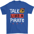Talk Like a Pirate Day Mens T-Shirt 100% Cotton Royal Blue