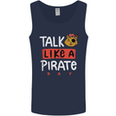 Talk Like a Pirate Day Mens Vest Tank Top Navy Blue