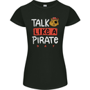 Talk Like a Pirate Day Womens Petite Cut T-Shirt Black