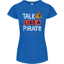 Talk Like a Pirate Day Womens Petite Cut T-Shirt Royal Blue