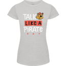 Talk Like a Pirate Day Womens Petite Cut T-Shirt Sports Grey