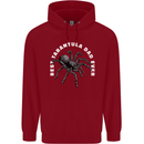 Tarantula Dad Funny Spider Childrens Kids Hoodie Red