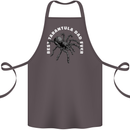 Tarantula Dad Funny Spider Cotton Apron 100% Organic Dark Grey