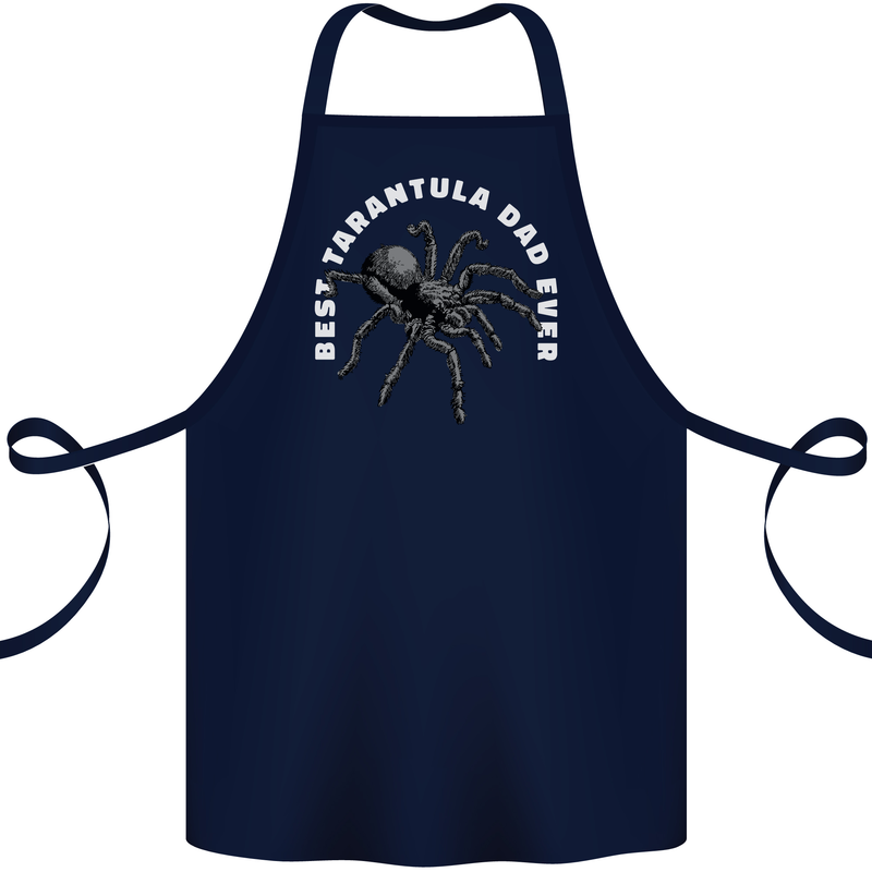 Tarantula Dad Funny Spider Cotton Apron 100% Organic Navy Blue
