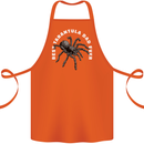 Tarantula Dad Funny Spider Cotton Apron 100% Organic Orange