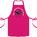 Tarantula Dad Funny Spider Cotton Apron 100% Organic Pink