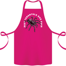 Tarantula Dad Funny Spider Cotton Apron 100% Organic Pink