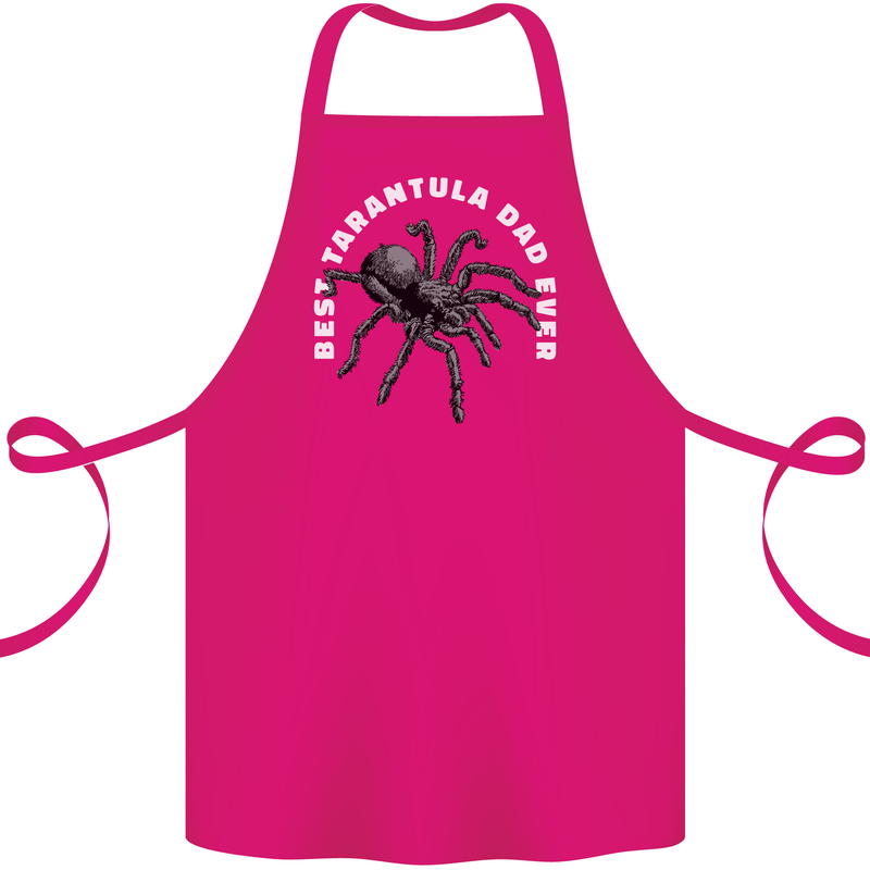 Tarantula Dad Funny Spider Cotton Apron 100% Organic Pink