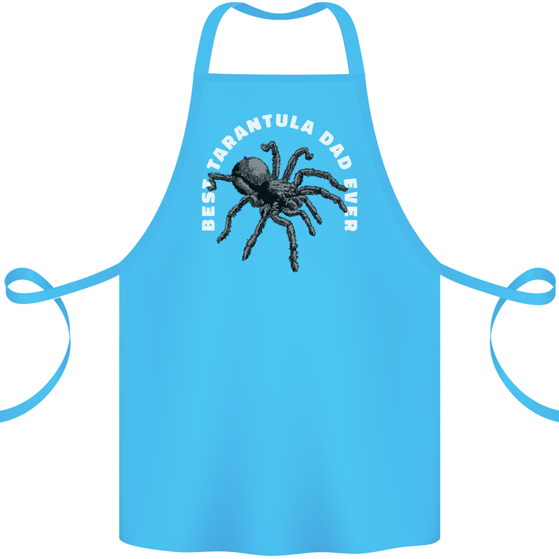Tarantula Dad Funny Spider Cotton Apron 100% Organic Turquoise