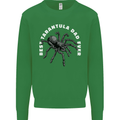 Tarantula Dad Funny Spider Kids Sweatshirt Jumper Irish Green