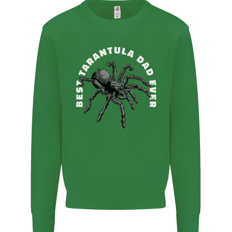 Tarantula Dad Funny Spider Kids Sweatshirt Jumper Irish Green