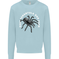 Tarantula Dad Funny Spider Kids Sweatshirt Jumper Light Blue