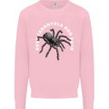 Tarantula Dad Funny Spider Kids Sweatshirt Jumper Light Pink
