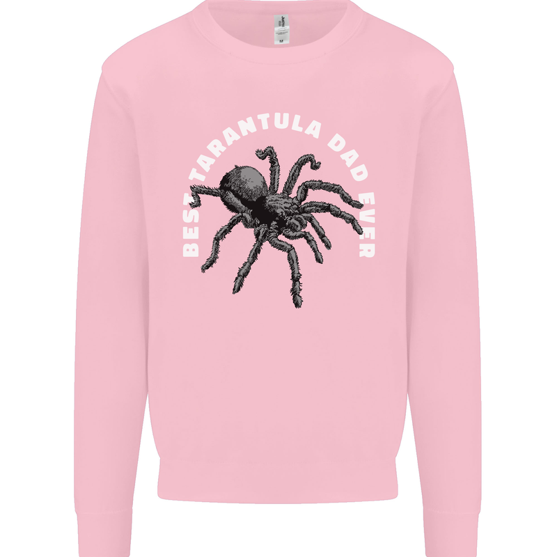 Tarantula Dad Funny Spider Kids Sweatshirt Jumper Light Pink