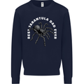 Tarantula Dad Funny Spider Kids Sweatshirt Jumper Navy Blue