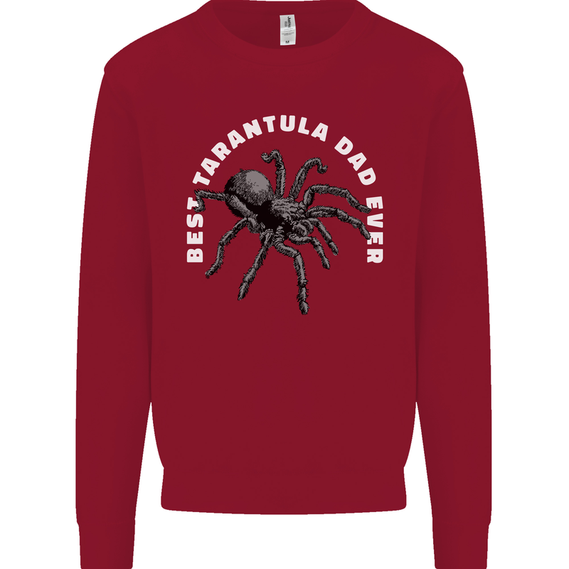 Tarantula Dad Funny Spider Kids Sweatshirt Jumper Red