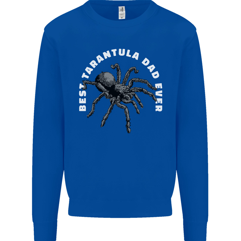 Tarantula Dad Funny Spider Kids Sweatshirt Jumper Royal Blue