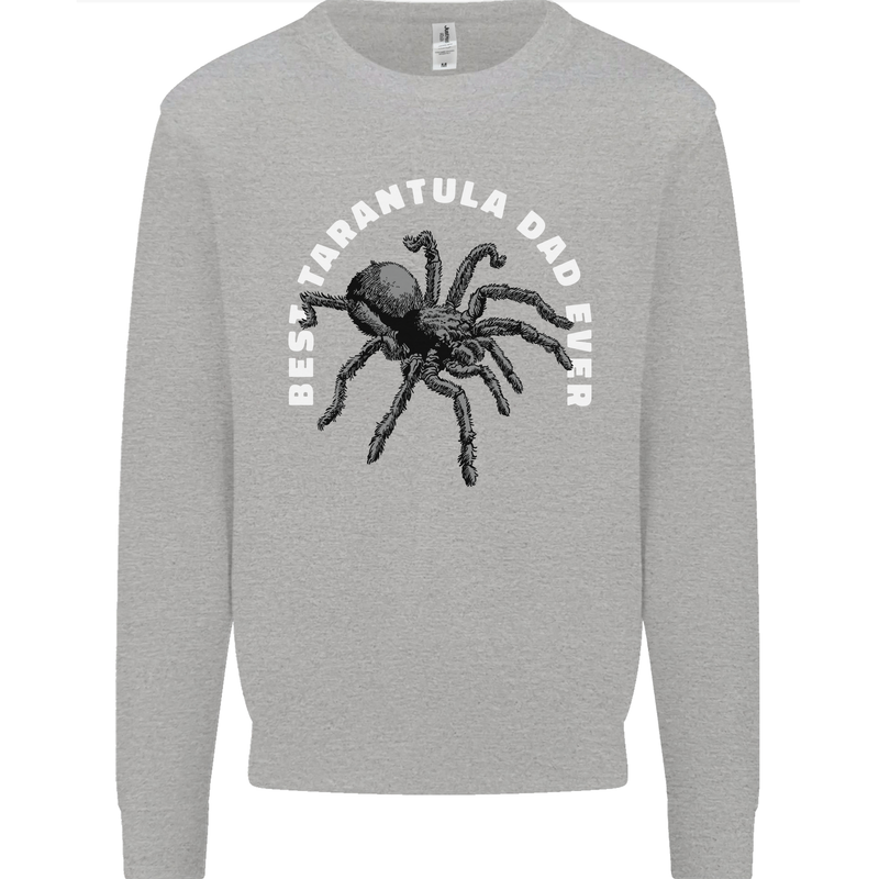 Tarantula Dad Funny Spider Kids Sweatshirt Jumper Sports Grey
