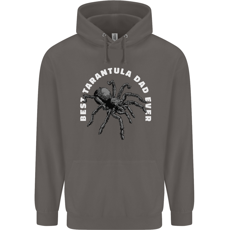 Tarantula Dad Funny Spider Mens 80% Cotton Hoodie Charcoal
