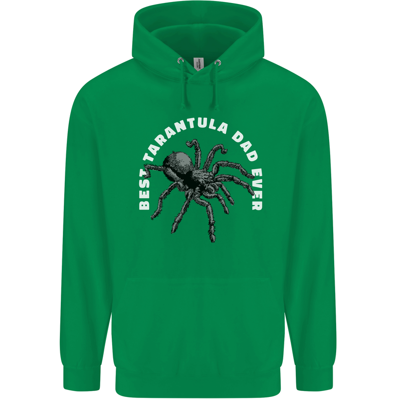 Tarantula Dad Funny Spider Mens 80% Cotton Hoodie Irish Green