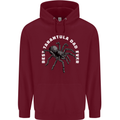Tarantula Dad Funny Spider Mens 80% Cotton Hoodie Maroon