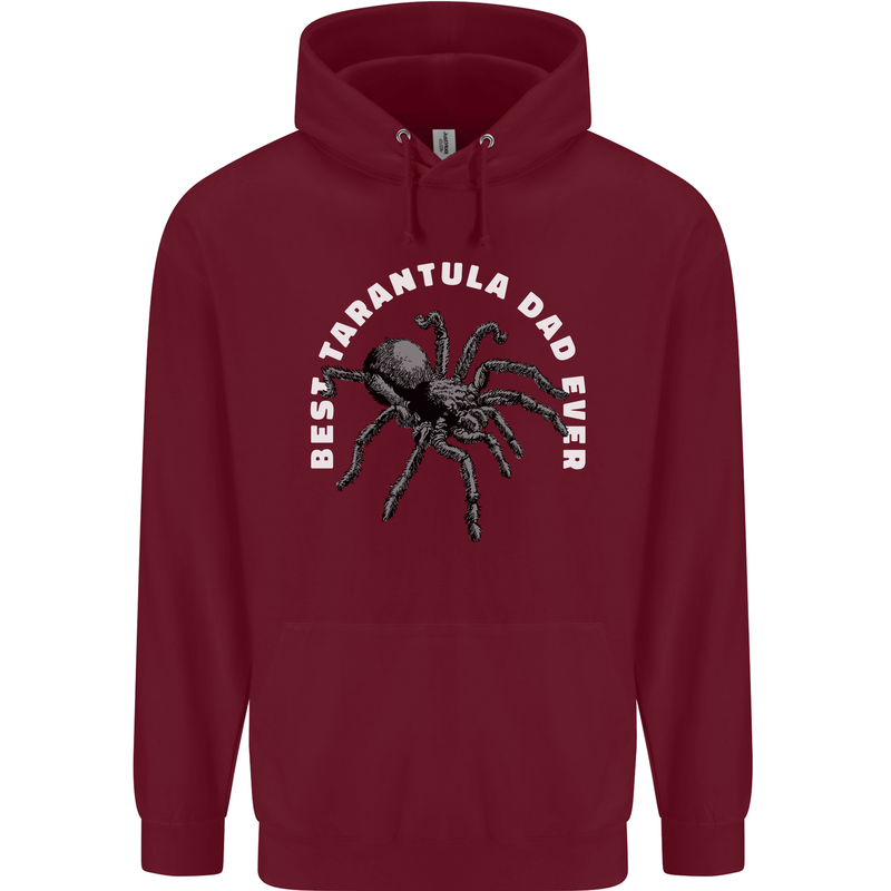 Tarantula Dad Funny Spider Mens 80% Cotton Hoodie Maroon