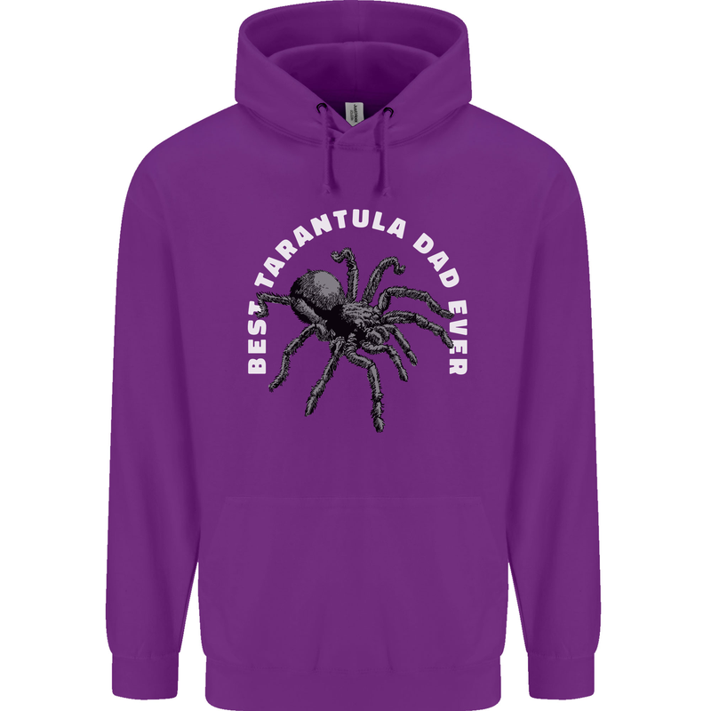 Tarantula Dad Funny Spider Mens 80% Cotton Hoodie Purple