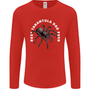 Tarantula Dad Funny Spider Mens Long Sleeve T-Shirt Red