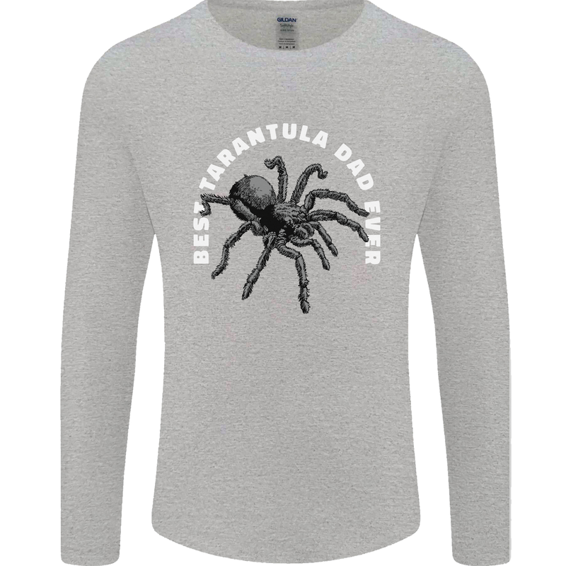 Tarantula Dad Funny Spider Mens Long Sleeve T-Shirt Sports Grey