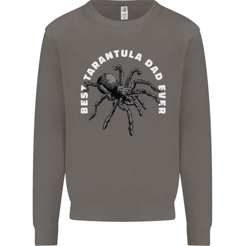 Tarantula Dad Funny Spider Mens Sweatshirt Jumper Charcoal