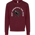 Tarantula Dad Funny Spider Mens Sweatshirt Jumper Maroon