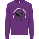 Tarantula Dad Funny Spider Mens Sweatshirt Jumper Purple