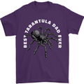 Tarantula Dad Funny Spider Mens T-Shirt 100% Cotton Purple