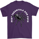 Tarantula Dad Funny Spider Mens T-Shirt 100% Cotton Purple