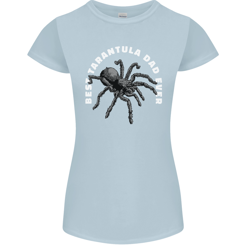 Tarantula Dad Funny Spider Womens Petite Cut T-Shirt Light Blue