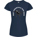 Tarantula Dad Funny Spider Womens Petite Cut T-Shirt Navy Blue