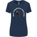 Tarantula Dad Funny Spider Womens Wider Cut T-Shirt Navy Blue