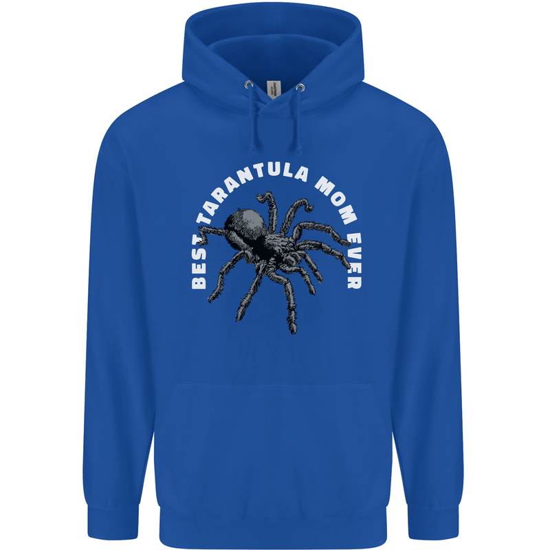 Tarantula Mom Funny Spider Childrens Kids Hoodie Royal Blue