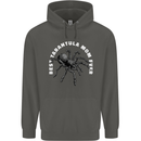Tarantula Mom Funny Spider Childrens Kids Hoodie Storm Grey
