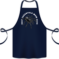 Tarantula Mom Funny Spider Cotton Apron 100% Organic Navy Blue