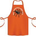 Tarantula Mom Funny Spider Cotton Apron 100% Organic Orange