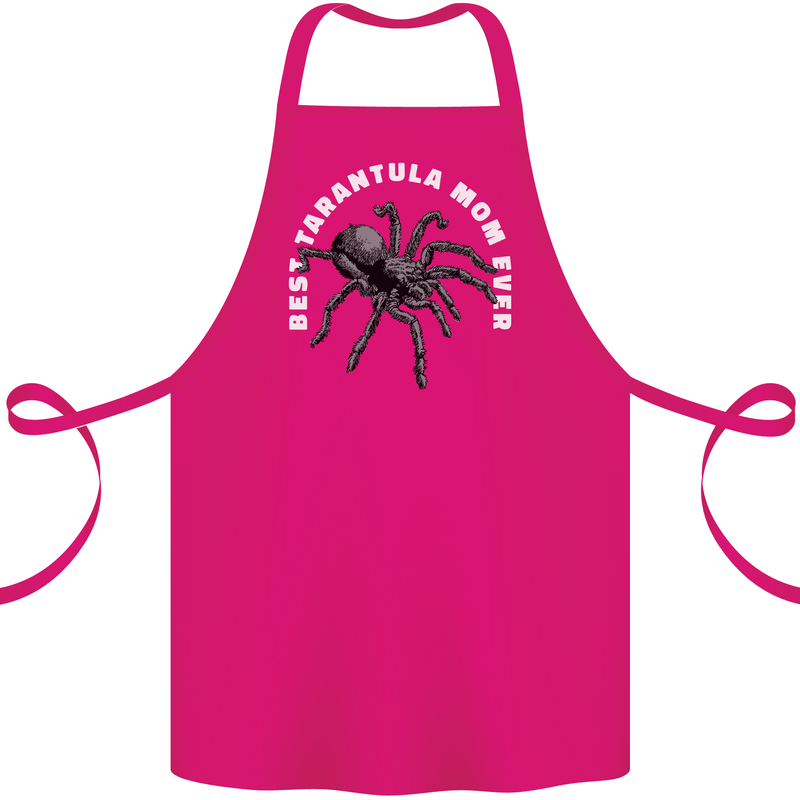 Tarantula Mom Funny Spider Cotton Apron 100% Organic Pink