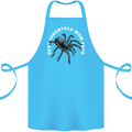 Tarantula Mom Funny Spider Cotton Apron 100% Organic Turquoise