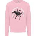 Tarantula Mom Funny Spider Kids Sweatshirt Jumper Light Pink
