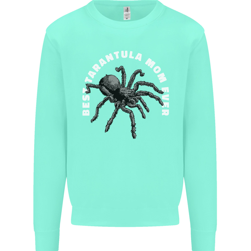 Tarantula Mom Funny Spider Kids Sweatshirt Jumper Peppermint