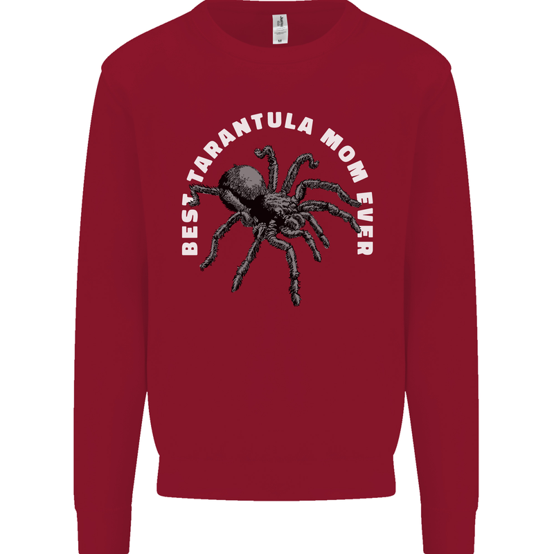 Tarantula Mom Funny Spider Kids Sweatshirt Jumper Red